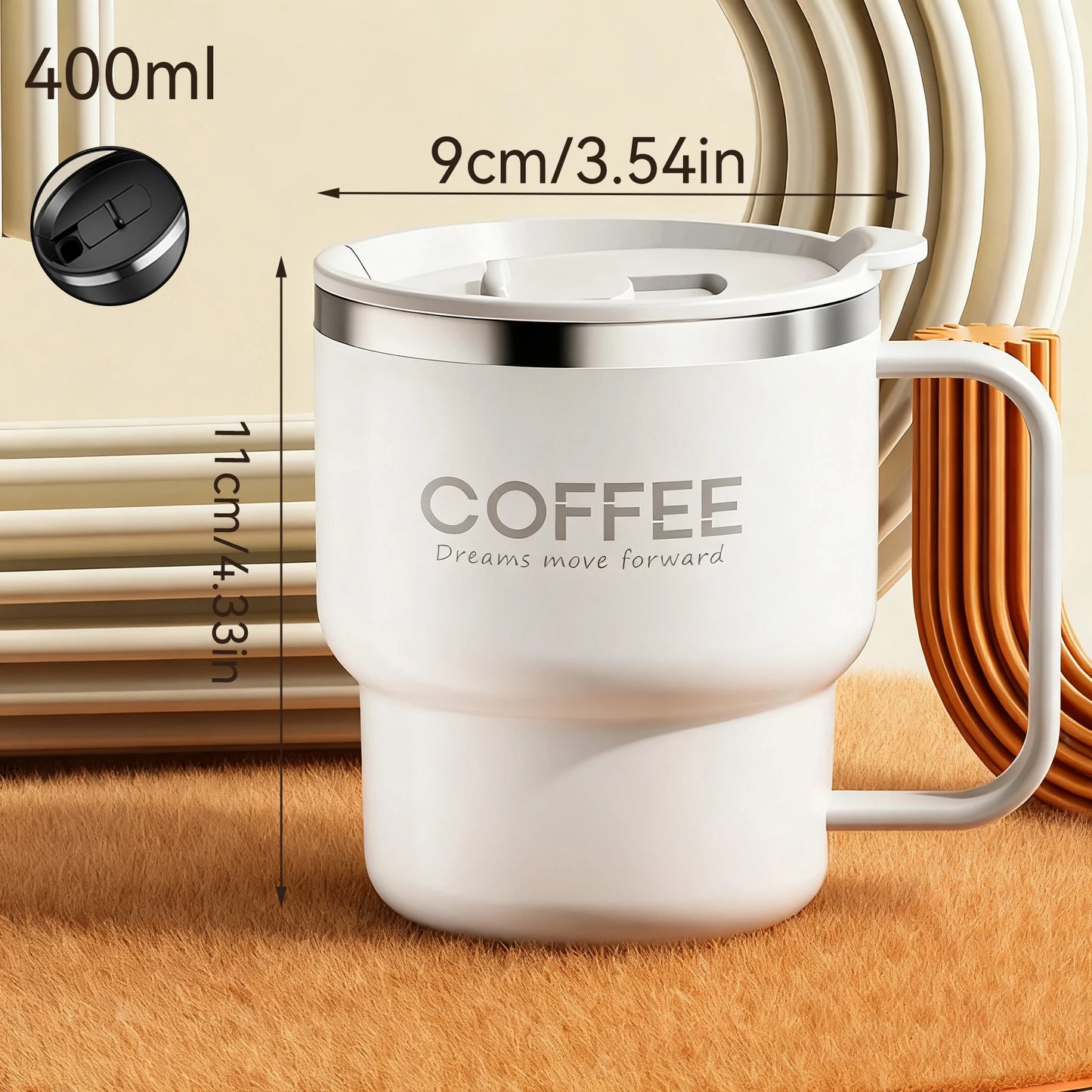Stainless Steel Coffee Mug - Double Wall Insulated 304 - Product Image 10