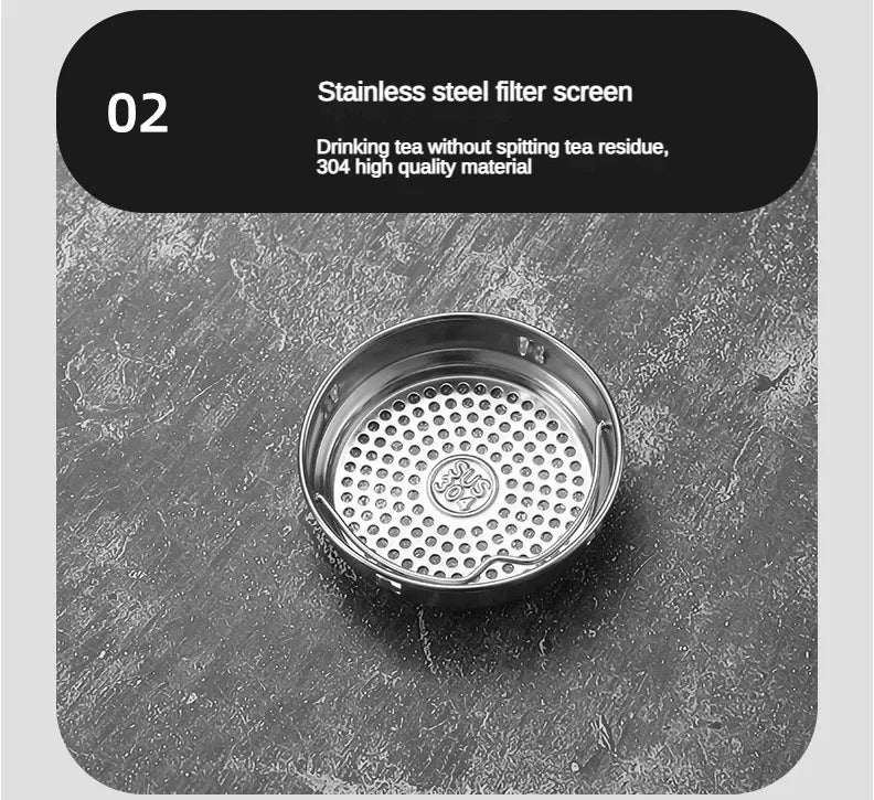 500ML-1Liter Stainless Steel Thermos Bottle with LED Temperature