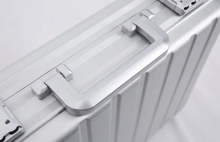 13”15 Inch New Aluminum Briefcase Toolbox Laptop case Business Box With Lock - Gallery image 9