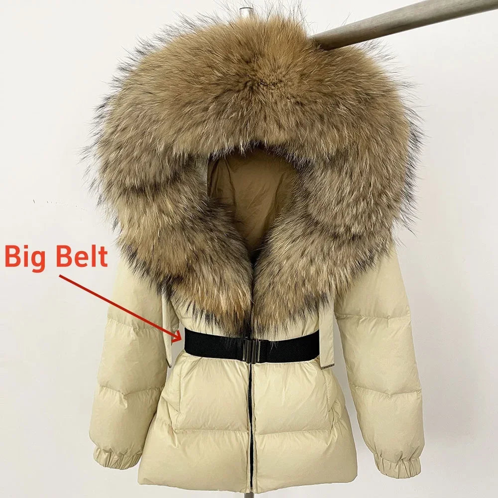 OFTBUY 2025 Winter Clothing Puffer Jacket Women Real Fox Fur Hooded Thick Warm 90% White Duck Down C - Gallery image 12