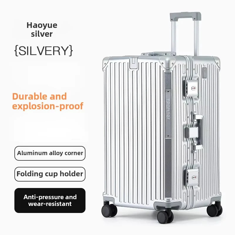 COLENARA High-quality 26"29"32-inch Luggage Large-capacity Trolley Case Aluminum Frame Combination B - Gallery image 12