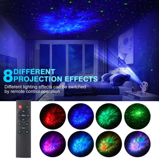 2025 New Real Astronaut Galaxy Projector Lamp Spaceman Star Projector  - Front View