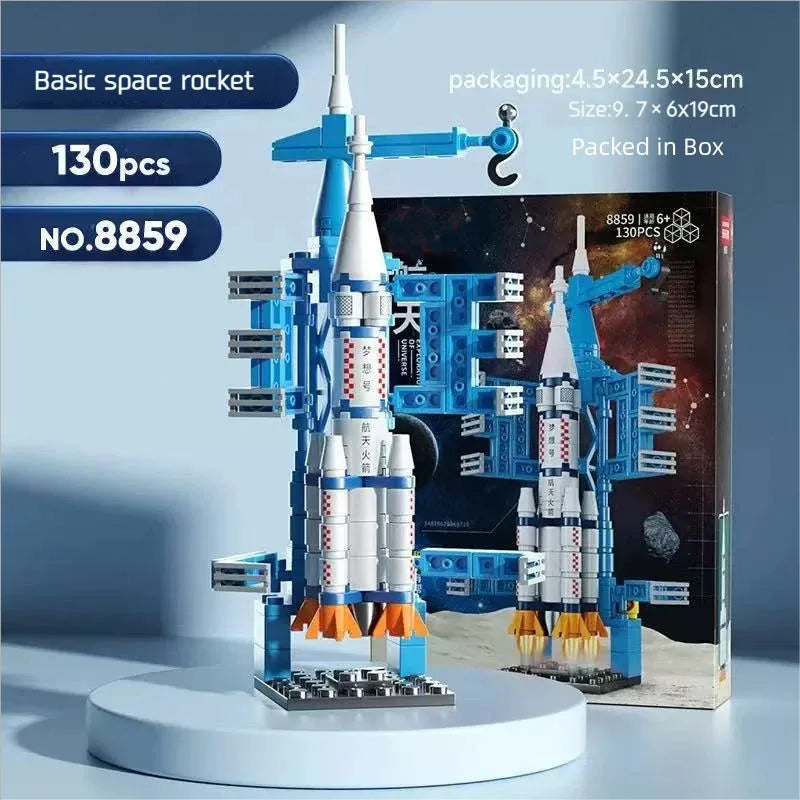 MOC Aerospaces Building Blocks Manned Rocket Craft Launch Center Space Spacecrafts Aviation City Mod - Gallery image 8