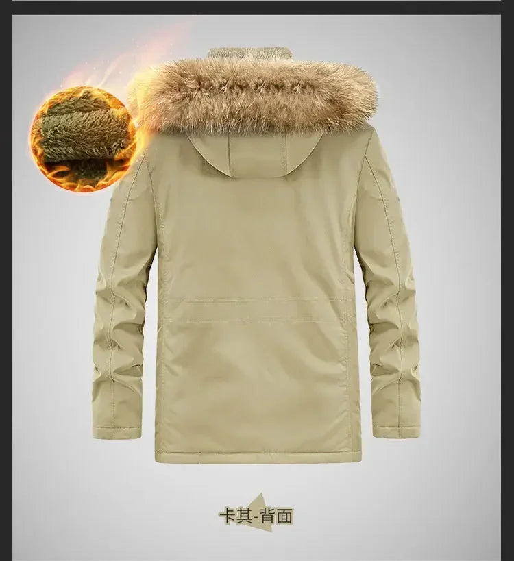 Plus Size 8XL Men Parkas Hooded - Thick Warm Winter Jacket Coat - Product Details