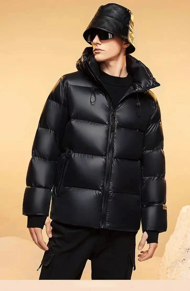 Down Jacket Men Waterproof - Luxury Hooded Goose Feather Puffer - Product Details