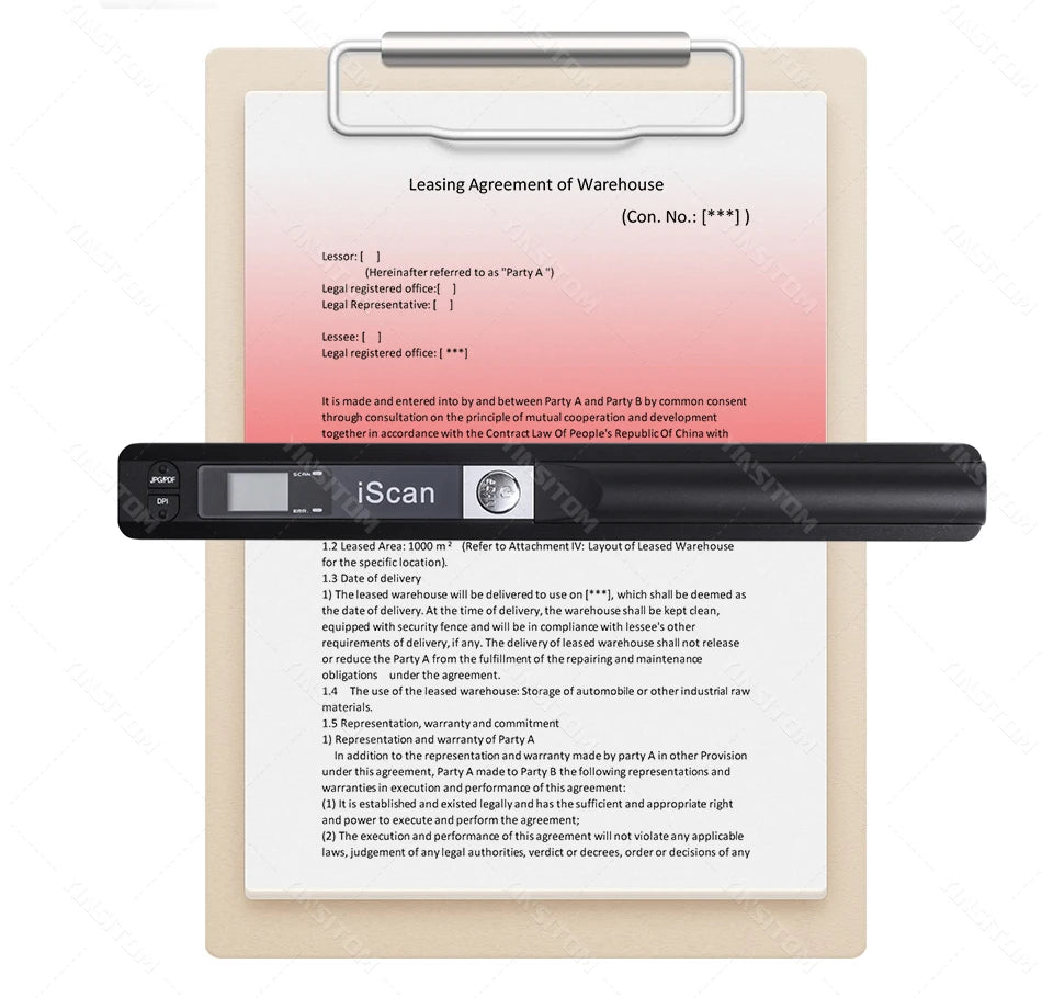 Portable Document Scanner A4 - 900DPI Handheld | iScan01 - Product Image 9