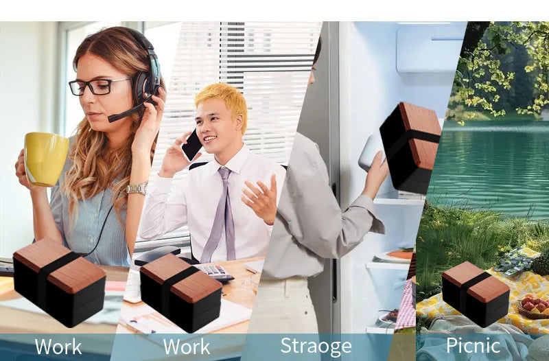 Untior Divided Lunch Box Picnic Microwave Japanese Bento Box Double