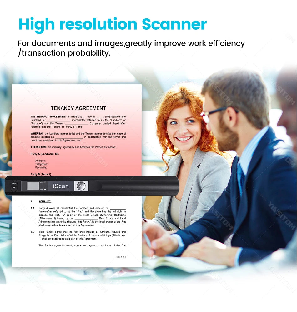 Portable Document Scanner A4 - 900DPI Handheld | iScan01 - Product Image 15