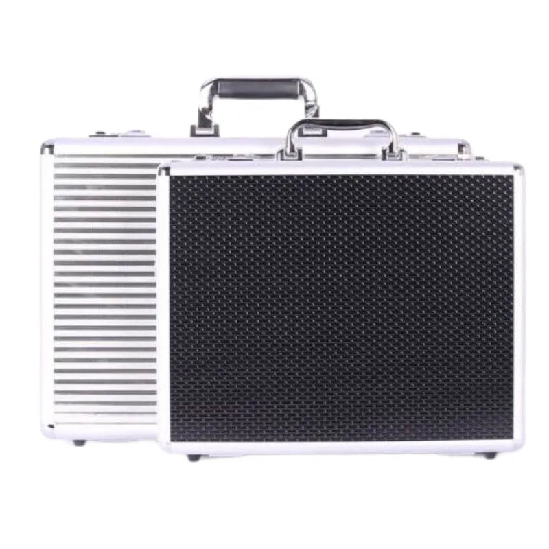 Portable Locking Security Briefcase for Business Travel, Office Documents & Tool Storage - Usage Context Display