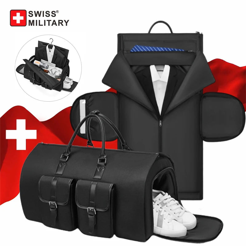 SWISS MILITARY New Men's Business Garment Bags Large Multifunctional