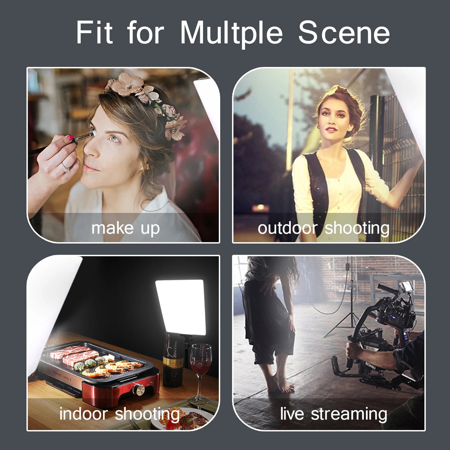 LED Video Lights Conference Photography Lighting Selfie Light Photo