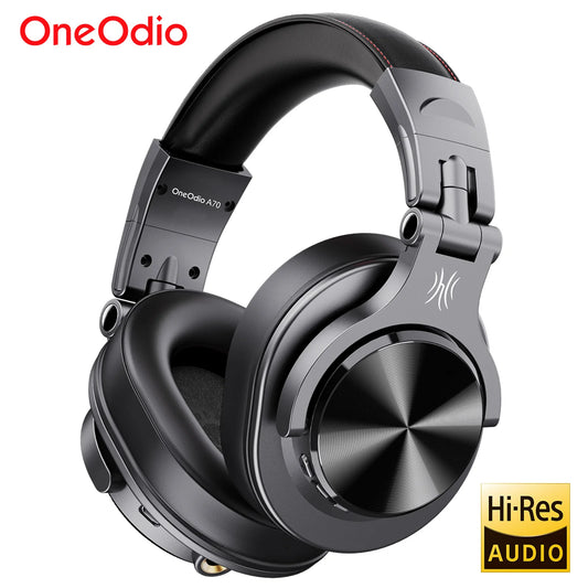 Oneodio Fusion A70 Bluetooth Headphones Hi-Res Audio Over Ear Wireless Headset Professional Studio M