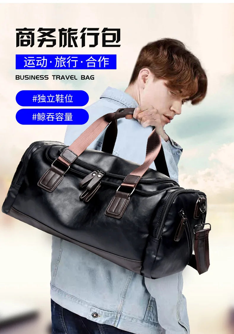 Tilorraine 2025 new men's travel bag, handbag, shoulder large