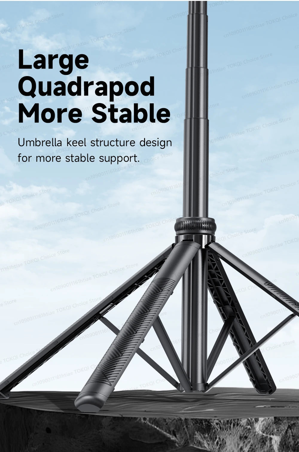 AI Tracking Gimbal - 360° Auto Rotate Selfie Stick | TOKQI - View 19