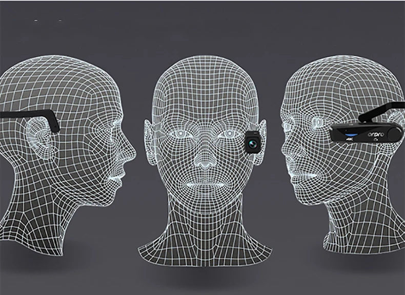 Head Wearable Vlog Camera for YouTube Video, Ordro EP6 PLUS FPV WiFi