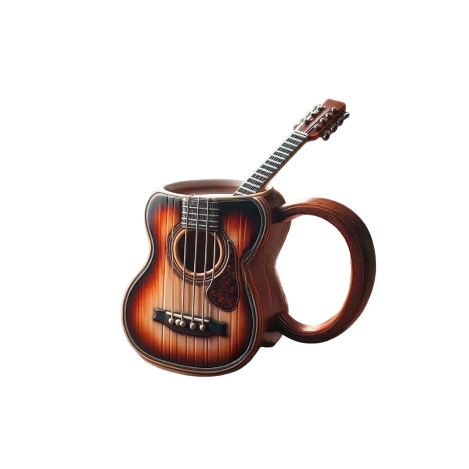 Guitar Coffee Mug - Musical Instrument Ceramic Cup | Gift - View 9