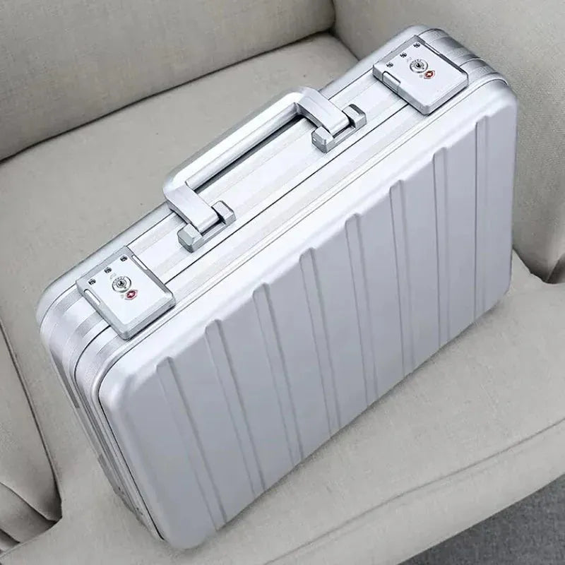 13”15 Inch New Aluminum Briefcase Toolbox Laptop case Business Box With Lock