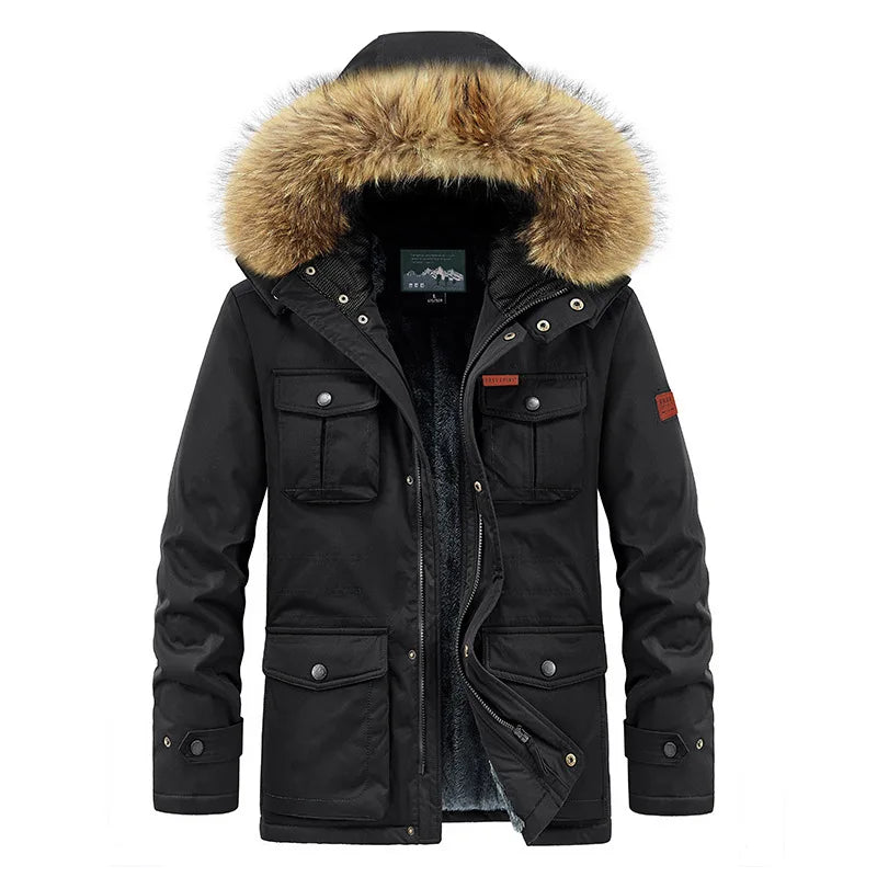 Plus Size 8XL Men Parkas Hooded - Thick Warm Winter Jacket Coat - Product Details