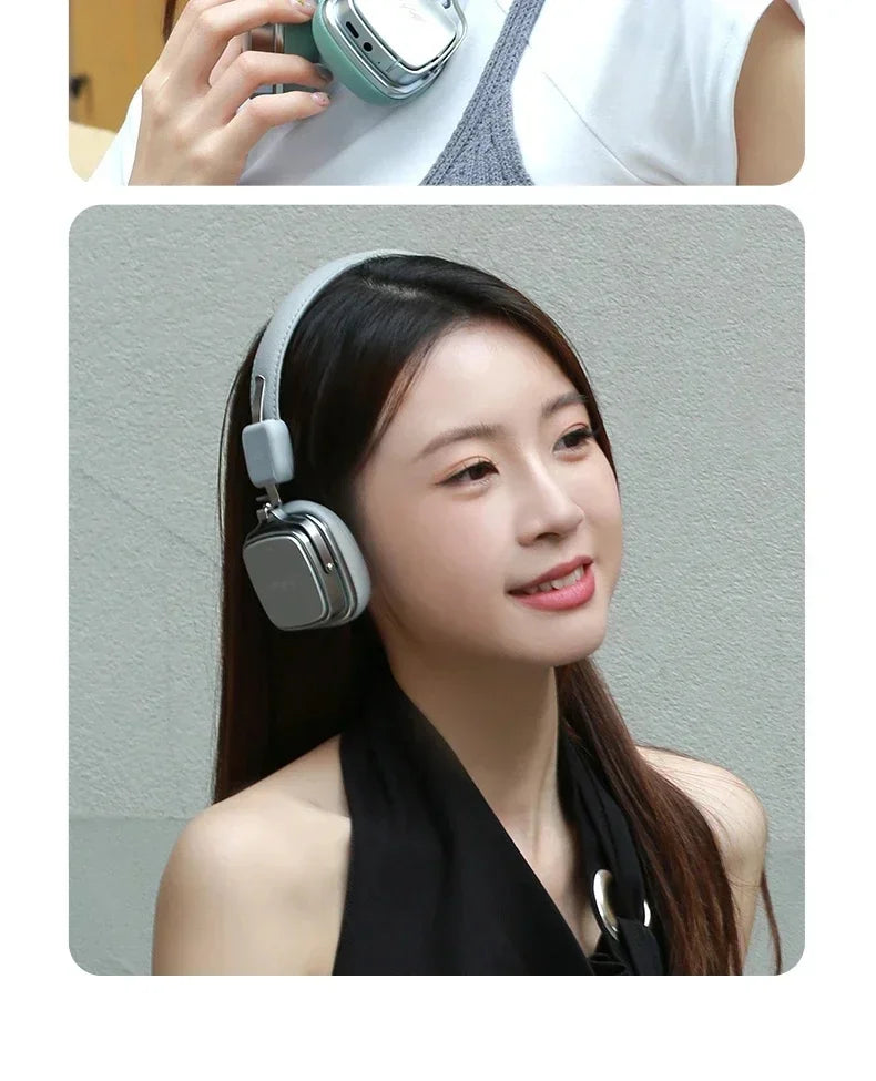 IKF R2 Retro Wireless Headphones Stereo Bass Sport Noise Reduction