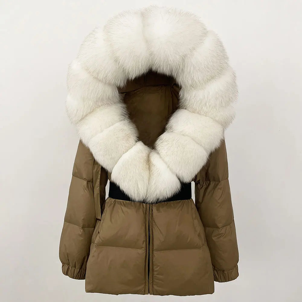 OFTBUY 2025 Winter Clothing Puffer Jacket Women Real Fox Fur Hooded Thick Warm 90% White Duck Down C - Gallery image 32