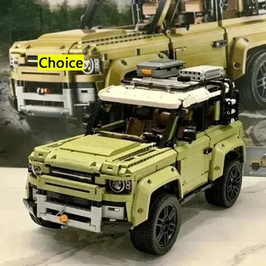 2573PCS Technical Land Off-road Defender Classic Car Building Blocks 4 - Main View