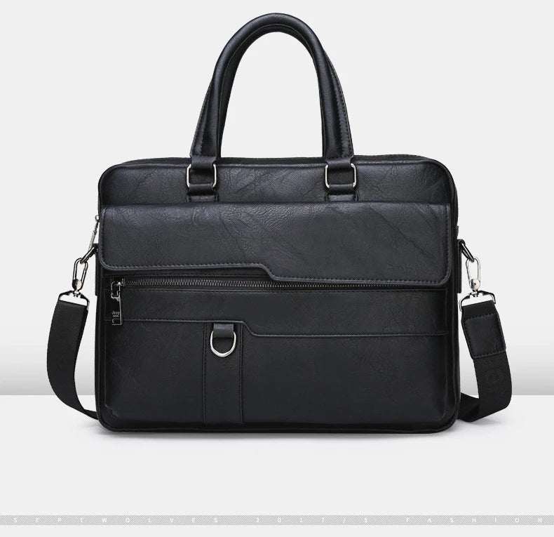 Luxury Brand Business Briefcase Men Leather Handbag For Man