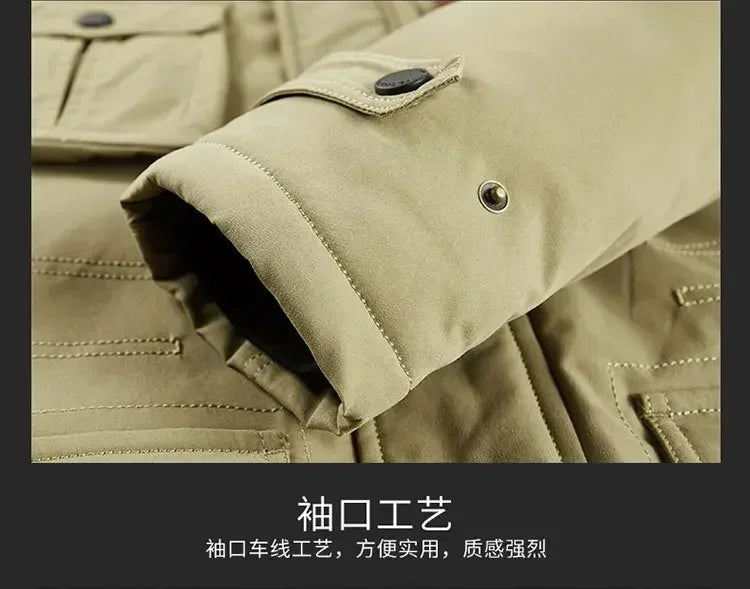 Plus Size 8XL Men Parkas Hooded - Thick Warm Winter Jacket Coat - Product Details