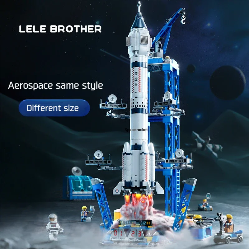 MOC Aerospaces Building Blocks Manned Rocket Craft Launch Center Space Spacecrafts Aviation  City Model Bricks Kits Sets - Features and Specifications