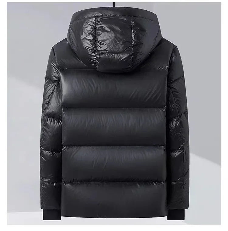 Down Jacket Men Waterproof - Luxury Hooded Goose Feather Puffer - Product Details