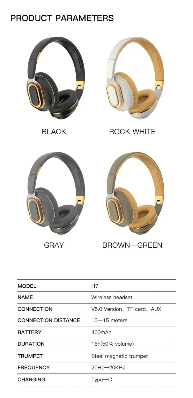 H7 Tv Bluetooth Headphone Wireless Headphone With USB Adaptor Headset Noise Cancelling Stereo Bass E - Gallery image 13