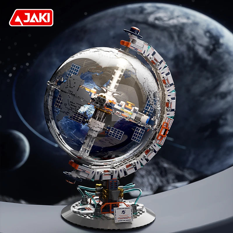 CK003 Space Tide Play series Dawn Dawn Globe collectible grade building blocks assembled adult stude