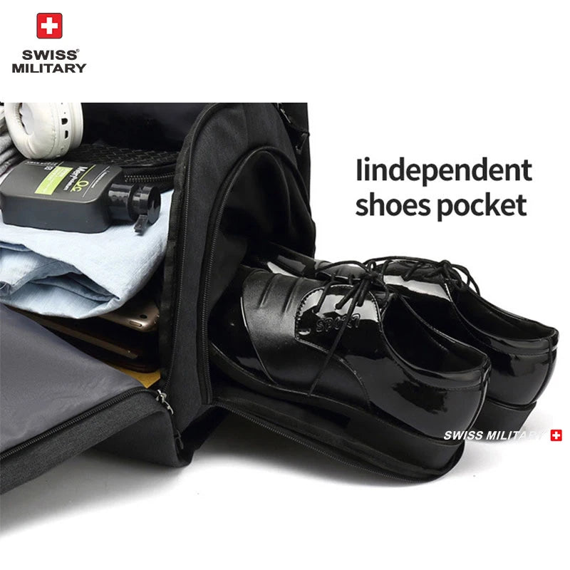 SWISS MILITARY New Men's Business Garment Bags Large Multifunctional