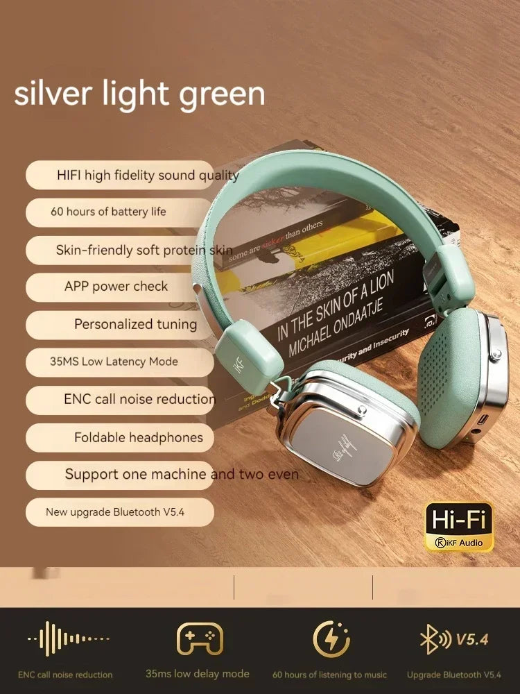 IKF R2 Retro Wireless Headphones Stereo Bass Sport Noise Reduction