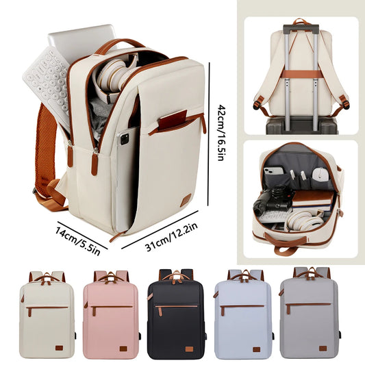 New Computer Bag, Backpack, Men's and Women's Large Capacity Travel, Commuting,  - Main View