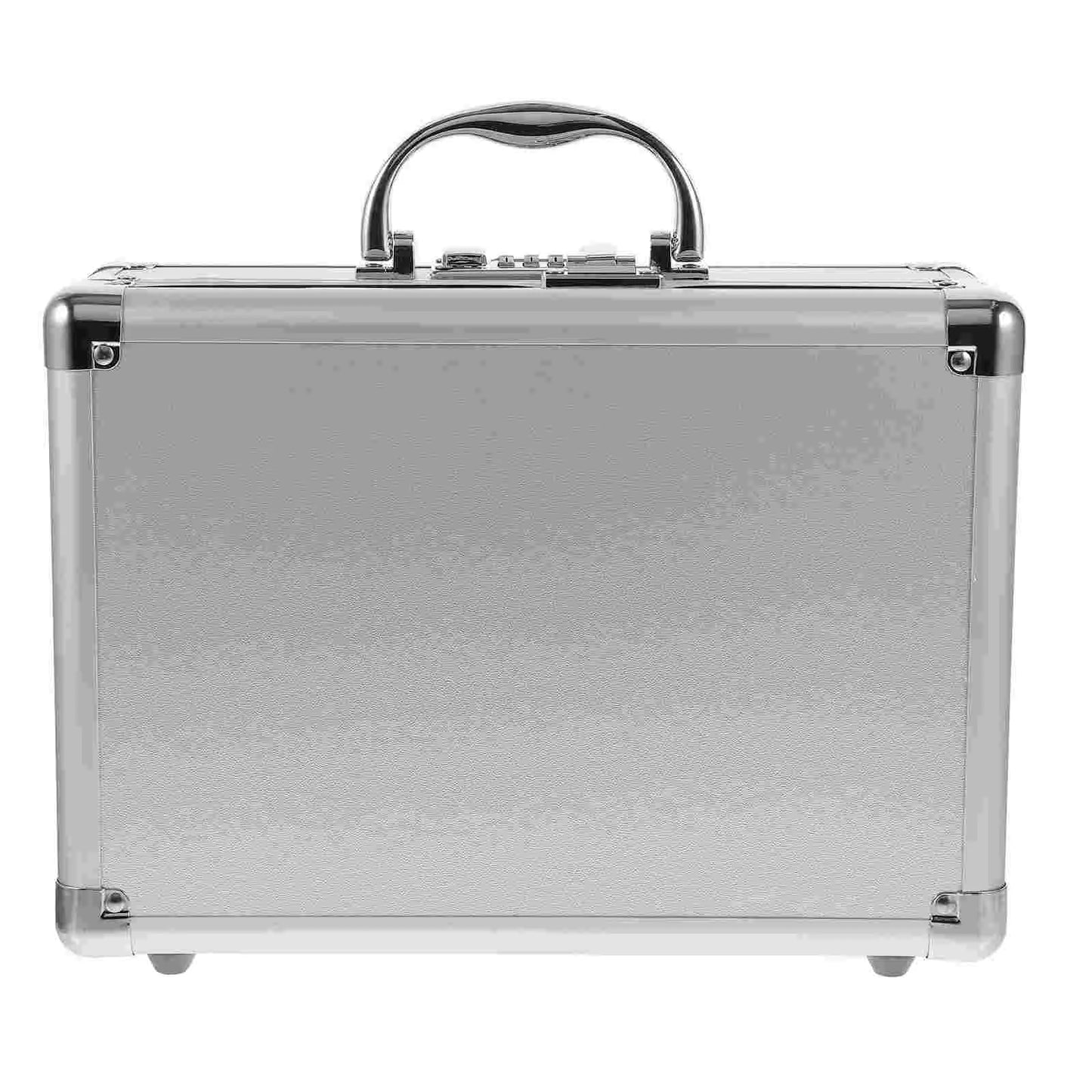 Aluminum Alloy Briefcase for Men Small Tool Chest Padded Portable Case Reinforced Structure Convenient Handle Safeguard - Features and Specifications