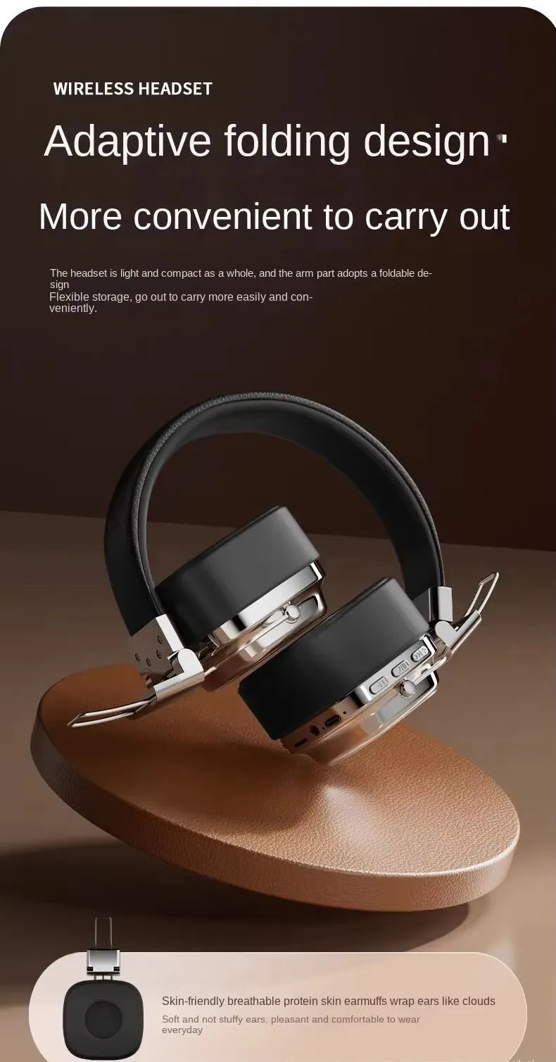 Good Classic Over Ear Studio Dj Stereo V 5.3 Wireless Retro