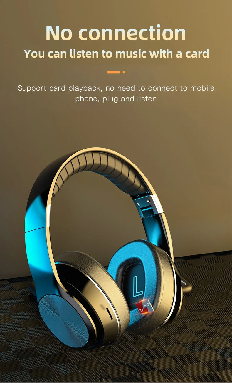 Xiaomi Wireless Headset HiFi Headphones with Mic Foldable Over Ear Bluetooth 5.0 Headphone Support T - Gallery image 7