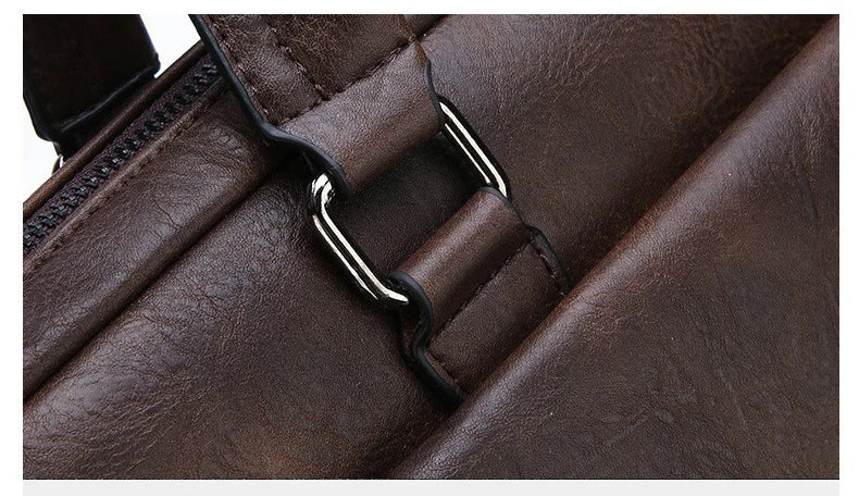 Luxury Brand Business Briefcase Men Leather Handbag For Man