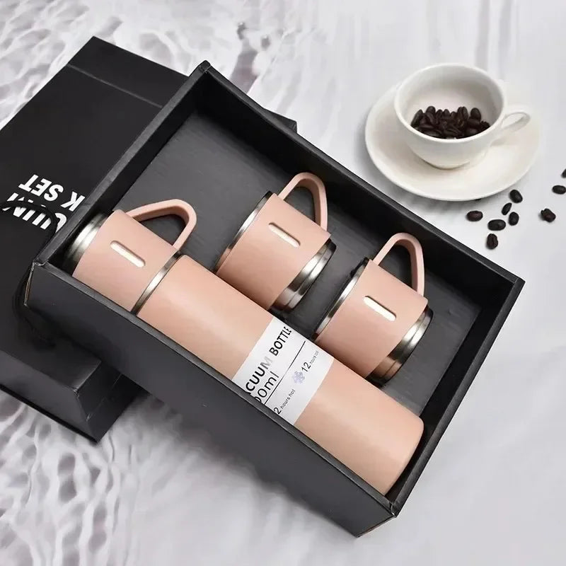 500ML 304 Stainless Steel Vacuum Insulated Bottle Set Office