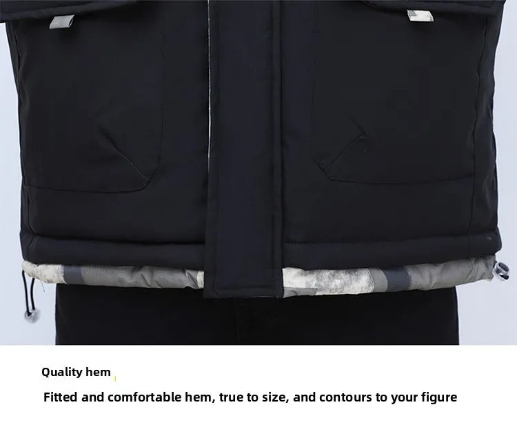 2025 Autumn Winter Loose Youth Cotton Padded Jacket Men Solid Color Parkas Winter Puffer Jackets Mal - Gallery image 22