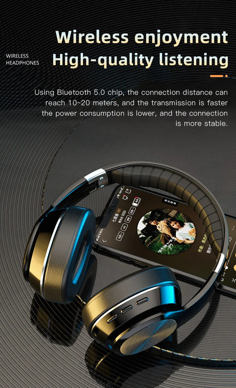 Xiaomi Wireless Headset HiFi Headphones with Mic Foldable Over Ear Bluetooth 5.0 Headphone Support T - Gallery image 11