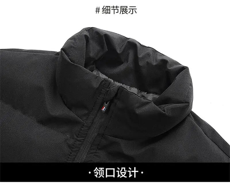 Down Coats for Men Thick Warm Winter Parkas Puffer Jackets Bomber Jacket High quality Fashion Design - Gallery image 6