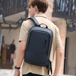 HK Slim Backpack For Men 15.6 Inch Laptop Bags Waterproof Minimalist Business Ba - Detail View