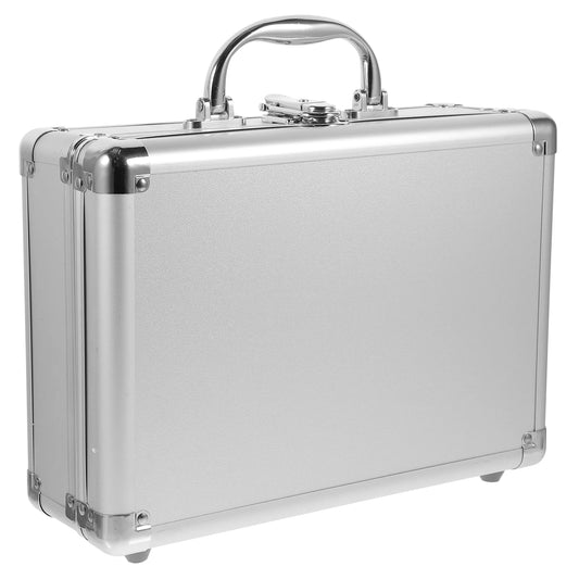 Aluminum Alloy Briefcase for Men Small Tool Chest Padded Portable Case Reinforced Structure Convenie - Product details