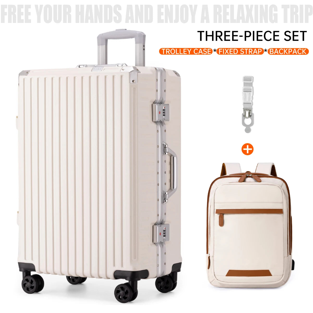 Trolley Luggage 20 24 26 28 Inch Aluminum Frame Rolling Luggage Case USB Travel Suitcase on Wheels C - Gallery image 27