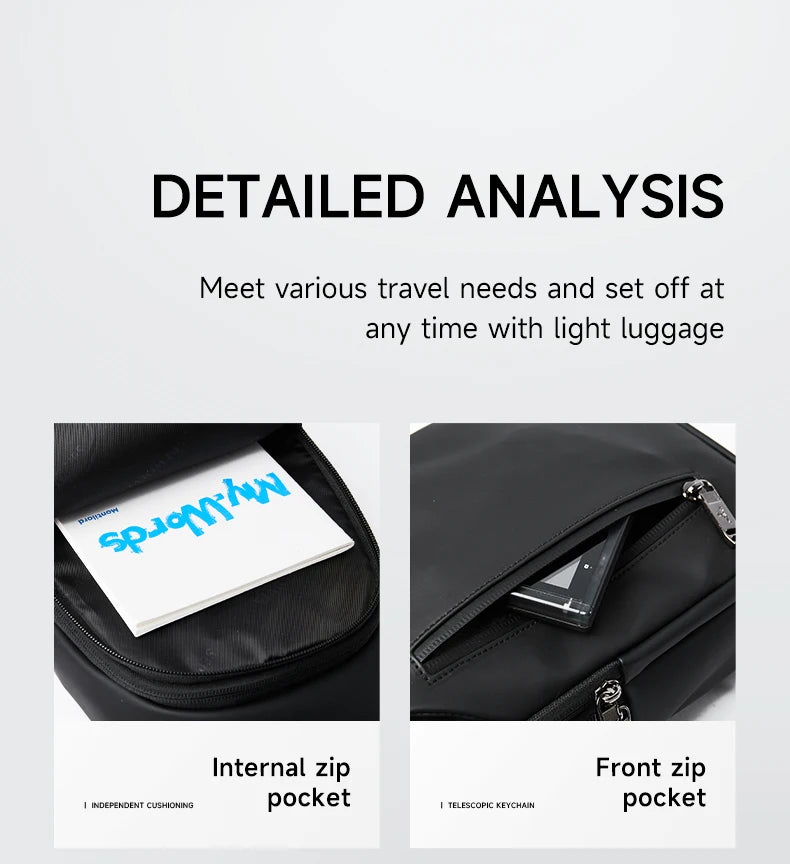 Septwolves Business Thin Printed Leather Crossbody Sling Bag Man