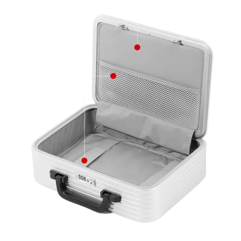 16 Inch Aluminum-Magnesium Alloy Metal Carry Case Lightweight Durable Multi-Purpose Travel Business  - Product details
