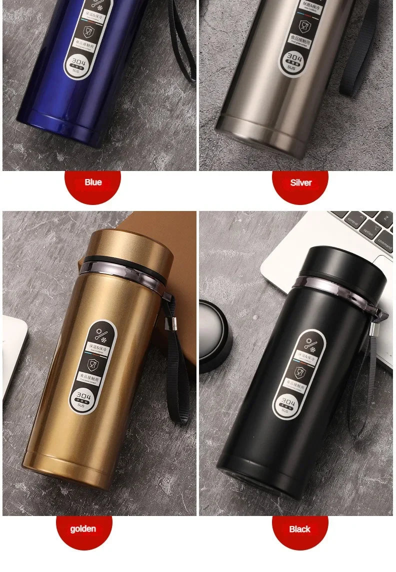 500ML-1Liter Stainless Steel Thermos Bottle with LED Temperature
