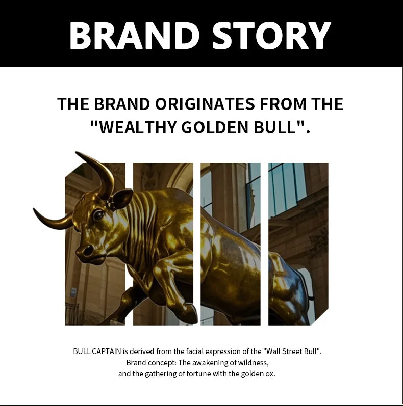 BULLCAPTAIN Men Genuine Leather Crossbody Bag Casual Everyday