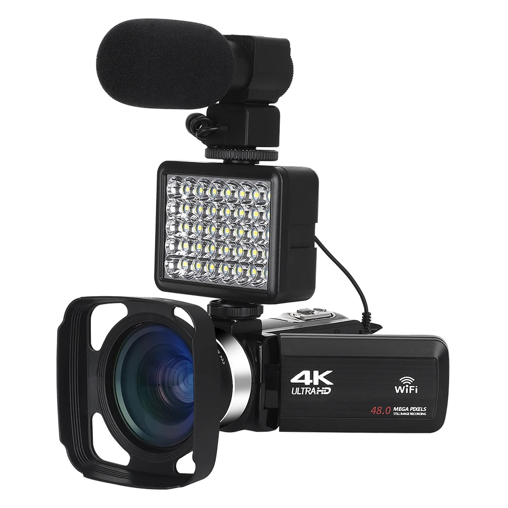 Full 4K Camcorder Professional YouTuber Digital Video Cameras Live